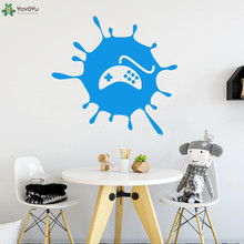 Yoyoyu decalque da parede controlador moderno adesivo de parede jogo vídeo cartaz meninos quarto removível arte decoração para casa design da sala de jogos cy419 2024 - compre barato