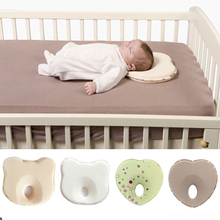 Almohada de bebé en forma de bebé, posicionador de sueño infantil, de cabeza plana cojín antivuelco, protección de almohadas para recién nacidos 2024 - compra barato