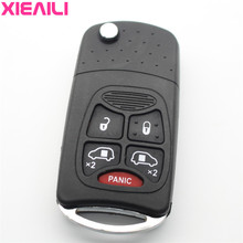 XIEAILI 10Pcs OEM 5Button Modified Flip Folding Remot Key Case Shell For Chrysler Town/Country For Jeep Grand Key Fob Case S471 2024 - buy cheap