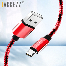 ¡! Accez-Cable de datos USB, Micro USB para Samsung Galaxy S7, S6 Edge, Huawei, Xiaomi Redmi 4, cargador de teléfono 2024 - compra barato