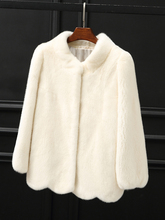 Abrigo de visón entero para mujer, chaqueta de péndulo corto, abrigo de piel de visón importado, versión coreana, adelgazante, MD7252 2024 - compra barato