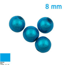 2013-2014 Colors Trend Top Quality 8mm Round Miracle Beads,Bitingly blue,Sold per pkg of 1800PCS 2024 - buy cheap