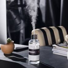 Новый дизайн бутылки USB Ультразвуковой увлажнитель воздуха для дома и офиса Мини Арома-очиститель воздуха для автомобиля Арома-диффузор тумана Fogger 2024 - купить недорого