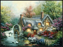 Needlework for Full Embroidery DIY DMC High Quality - Counted Cross Stitch Kit 14 ct Oil painting - Country Retreat 2024 - buy cheap