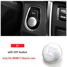 Car Engine Start Stop Button Replace Cover For BMW F Chassis F10 F15 F25 F30 F34 F48 G30 G11 1 3 4 5 6 7 series X1 X3 X4 X5 X6 2024 - buy cheap