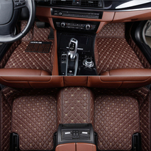 Flash mat leather car floor mats for Jaguar XF XE XJL XJ6 XJ6L F-PACE F-TYPE brand firm soft car accessories car styling Custom 2024 - buy cheap
