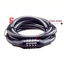 Multifunctional Bicycle Lock Anti-Theft Security Code Combination Lock Strengthen Steel Universal Mountain Bike Cable Lock Hot 2024 - buy cheap