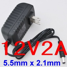 1 Uds convertidor de alta calidad 12V 2A AC 100 V-240 V adaptador de corriente conmutada DC 2000mA suministro US enchufe DC 5,5mm x 2,1mm 2024 - compra barato