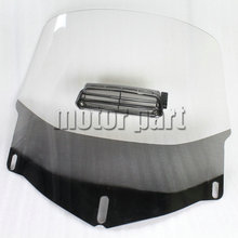 3 agujeros de la motocicleta parabrisas con una visera de ventilación para Honda Goldwing 1800 GL GL1800 2001-2013 deflectores de viento claro 2024 - compra barato