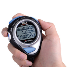 Digital Professional 80 Laps Memory handheld Stopwatch Three Row Sport Counter Timer Professional Athletics Stopwatch 2024 - buy cheap