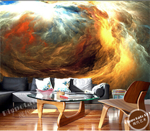 Murais personalizados 3d, nebulizador de estrelas para a sala de estar, quarto, teto, plano de fundo de tv, parede à prova d'água 2024 - compre barato