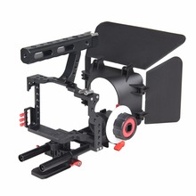 Kit de mango estabilizador de cámara de vídeo DSLR, varilla de 15mm, enfoque de seguimiento, sistema de caja mate para Sony A7, A7II, A7s, A7r, A7Rii, GH4 2024 - compra barato