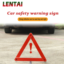LENTAI 1Set Car Reflective Triangle Sign Warning Board For Volkswagen Passat B6 Golf 4 7 Tiguan Peugeot 307 Toyota BMW e39 Mini 2024 - buy cheap
