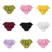 Infant Baby Girl Panties Shorts Newborn Kids Ruffle Bloomer Briefs 2024 - buy cheap
