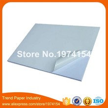 500 Sheets A4 blank waterproof white PP synthetic label for Laser Printers Custom Sticker vinyl Paper 2024 - buy cheap