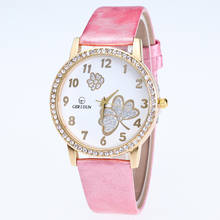 High quality luxury crystal main popular men and women`s top brand quartz colock watch leather G31 wristwatches relogio feminino 2024 - buy cheap
