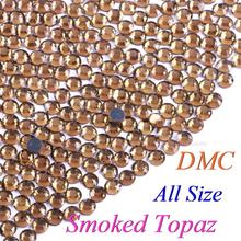 DMC Smoked Topaz SS6 SS10 SS16 SS20 SS30 Mixed Size Glass Crystals Hotfix Rhinestone Iron-on Rhinestones DIY Garment With Glue 2024 - купить недорого