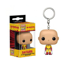 Экшн-фигурка FUNKO POP Saitama ONE PUNCH MAN, Карманный Брелок для ключей, поп-коллекция игрушек для детей в розничной коробке 2024 - купить недорого