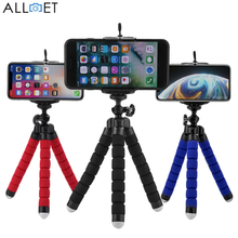 ALLOET-Mini trípode de esponja Flexible para teléfono móvil, palo de selfi, soporte para cámara, con Clip para teléfono móvil 2024 - compra barato