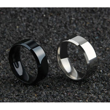 Мужское кольцо из титана Ramos, черное кольцо 2024 - купить недорого