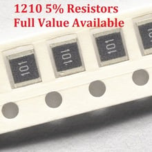 100PCS/lot SMD Chip Resistor 1210 2K/2.2K/2.4K/2.7K/3K/Ohm 5% Resistance 2/2.2/2.4/2.7/3/K Resistors 2K2 2K4 2K7 Free Shipping 2024 - buy cheap