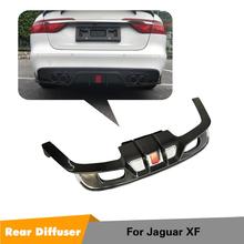 Для XE задний спойлер из углеродного волокна диффузор подходит для Jaguar XE XFL Standard 2016-2019 со светодиодным световым бампером 2024 - купить недорого