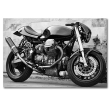 Muscle Motorcycle Superbike Recing Black and white Wall Art Posters Canvas Prints Art Paintings For Living Room Decor 2024 - buy cheap