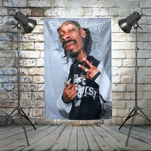 "Snoop Doggy Dogg" Heavy Metals Rock Music Banners Hanging Flag Wall Sticker Cafe Theme Hotel Fitting Room Background Decoration 2024 - buy cheap