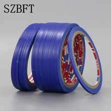 5pcs /lot ultra-thin Blue PVC floor tape sub-grid color tape custom wear/ logo / warning tape 2024 - buy cheap