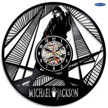 Обои saati Декоративные в стиле Майкла Джексона, Ontwerp виниловых пластинок настенные часы saat шкала зрение цифровые настенные часы 2024 - купить недорого