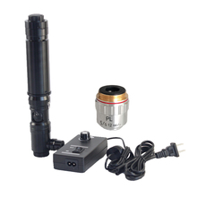 Microscopio óptico de luz Coaxial, lente de montaje con Zoom C, objetivo auxiliar 5X, lente Barlow para teléfono táctil, verificación PCB ITO, 1000 Uds. 2024 - compra barato