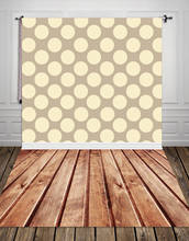 HUAYI Yellow Polka Dots Customized Backdrop Art Fabric Newborn Backdrop XT-3356 2024 - buy cheap