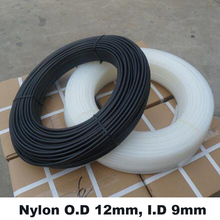 O.D 12mm I.D 9mm PA12*9 100m High-pressure temperature corrosion-resistant Nylon tube air compressor Polyamide pneumatic pipe 2024 - buy cheap