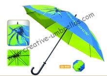 Free shipping by sea,14mm wooden shaft and fiberglass ribs,golf umbrella,anti-thunderbolt,octopus full printing on 8 panels 2024 - buy cheap