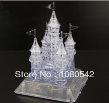 Crystal DIY Flash Music Castle 3D Puzzle hot toys Educational funny toys puzzles for children 2024 - buy cheap
