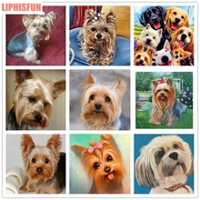 5D DIY Diamond Embroidery Diamond Painting Full Square/Round Resin Cross Stitch Home Decor Yorkshire Terrier 2024 - buy cheap