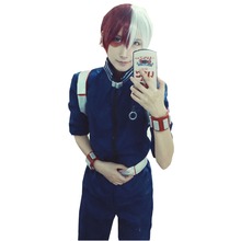 2020 New Style My Hero Academia Boku no Hero Academia Shouto shoto Todoroki Cosplay Costume Full Set With Wig And Bracelet 2024 - buy cheap