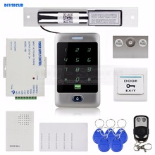 DIYSECUR 125KHz RFID Reader Password Keypad + Electric Bolt Lock + Door Bell + Remote Control Access Control Security System 2024 - buy cheap