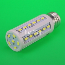 Realmente! Lâmpada led tipo milho 5730 v 110v, branca/quente, lâmpadas e lanternas para luz solar, 5 argolas, e27 e14, b22, 12w, 42 smd 220