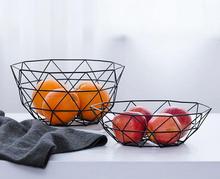 1PC Nordic style Iron Art Fruit Storage Basket Home Organizer Bowl For Vegetable Snacks Candy Kitchen Table Dining Tools JL 232 2024 - buy cheap