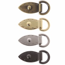 THINKTHENDO Leaf D Buckle Metal Buckles Handbag Strap Clasp Keyring Dog Chain Hooks DIY Leather Craft 2024 - buy cheap