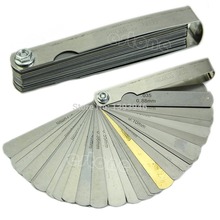 Newest 32 Blade Laser 2481 Feeler Gauge Tune Up Thickness Set IMP/METRIC + BRASS 2024 - buy cheap