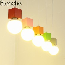 Luminária pendente macaron com arte em ferro, estilo nórdico, colorido, para decoração, para loja, restaurante, sala de estar, casa, iluminação, luminária simples