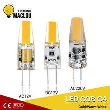 LED G4 COB 3W Light Bulb AC DC 12V 220V COB G4 LED Lamp Bulb Replace Halogen G4 Spotlight Ampoule LED Decoration Home Lighting 2024 - buy cheap