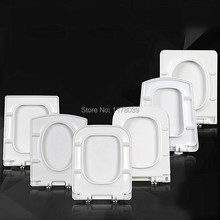 Thicken square TYPE toilet seats lid,Trapezoidal toilet seat cover,UF/PP Board Slow-Close Universal toilet seats,J18024 2024 - buy cheap