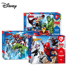 Disney League Puzzle Spider-Man 100 Children's Plane Puzzle Paper Educational Toys 2024 - buy cheap