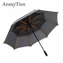 Black Golf Big Umbrella Waterproof Women Men Rain Guarda Chuva Strong Windproof Male female Automatic Large Umbrella Rain Gear 2024 - buy cheap