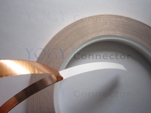 1x  6mm*30M*0.06mm Single Adhesive Single Electric Conductive Copper Foil Tape for PCB EMI Electromagnetic Wave Radiation Mask 2024 - buy cheap
