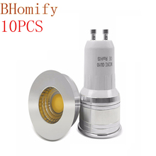 Bombilla LED Lámpara pequeña gu10 GU5.3 cob, foco de 35mm, 6w, AC220v, regulable, para sala de estar, dormitorio, lámpara de mesa 2024 - compra barato