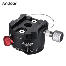 Andoer DH-60 Panoramic Ball Head Tripod Head Indexing Rotator HDR Aluminum Alloy Max. 33Lbs for Canon Nikon Sony DSLR Camera 2024 - buy cheap